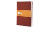 Moleskine extra large. Set 3 quadernetti a righe copertina rossa