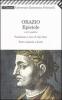 Epistole e Ars poetica. Testo latino a fronte