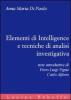 Elementi di intelligence e tecniche di analisi investigativa