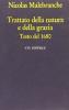 Trattato della natura e grazia. Testo del 1680