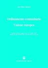 Ordinamento comunitario e Unione Europea