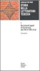 Storia della letteratura tedesca vol.1