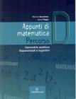Appunti di matematica. Percorso D: Geometria analitica. Esponenziali e logaritmi. Con espansione online. Per le Scuole superiori
