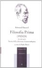 Filosofia prima (1923-24). Teoria della riduzione fenomenologica. Parte seconda