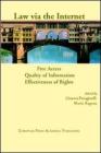 Law via the Internet. Free access, quality of information, effectiveness of rights