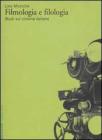 Filmologia e filologia. Studi sul cinema italiano Filmologia e filologia. Studi sul cinema italiano