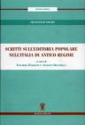 Scritti sull'editoria popolare nell'Italia di antico regime