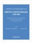 Schede di aggiornamento di diritto costituzionale (1998-2008) Schede di aggiornamento di diritto costituzionale (1998-2008)