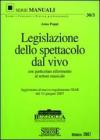 Legislazione dello spettacolo dal vivo. Con particolare riferimento al settore musicale Legislazione dello spettacolo dal vivo. Con particolare riferimento al settore musicale