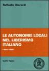 Le autonomie locali nel liberismo italiano (1861-1900)