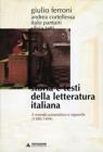Storia e testi della letteratura italiana vol.3
