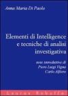 Elementi di intelligence e tecniche di analisi investigativa Elementi di intelligence e tecniche di analisi investigativa