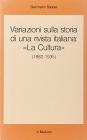 Variazioni sulla storia di una rivista italiana : �La Cultura� (1882-1935)