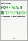 Esperienza o interpretazione. Il dilemma del museo d'arte moderna