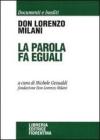 La parola fa eguali La parola fa eguali