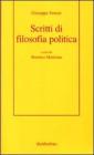 Scritti di filosofia politica