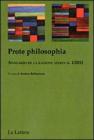 Prote philosophia. Annuario de �La ragione aperta� vol.1