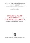 Interesse al valore per l'azionista e interesse della societ�. Le offerte pubbliche in Italia e negli Usa