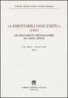 Lamentabili sane exitu. 1907 les documents pr�paratoires du Saint Office