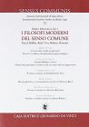 I filosofi moderni del senso comune. Pascal, Buffier, Reid, Vico, Rosmini, Balmes