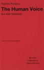 The human voice-La voix humaine. Musica di F. Poulenc
