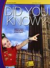 Did you know? Aspetti di cultura e civilt� dei paesi di lingua inglese. Con CD Audio. Per la Scuola media