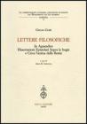 Lettere filosofiche. In Appendice dissertazioni epistolari sopra le bugie e circa l'anima delle bestie