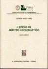 Lezioni di diritto ecclesiastico