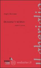 Dumani ti scrivu