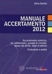 Manuale accertamento 2012. E-book