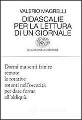 Didascalie per la lettura di un giornale