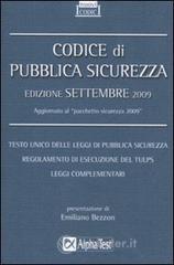Codice di pubblica sicurezza 2009