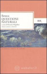 Questioni naturali. Testo latino a fronte Questioni naturali. Testo latino a fronte