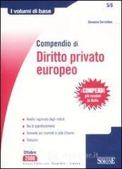 Compendio di Diritto Privato Europeo. E-book