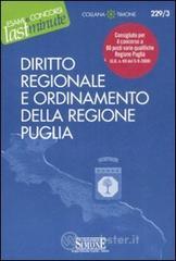 Diritto Regionale e Ordinamento della Regione Puglia. E-book