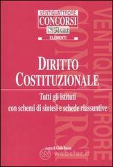 Diritto costituzionale. Tutti gli istituti con schemi di sintesi e schede riassuntive Diritto costituzionale. Tutti gli istituti con schemi di sintesi e schede riassuntive