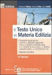 Il nuovo testo unico in materia edilizia