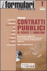 Formulario contratti pubblici di servizi e forniture. Con CD-ROM