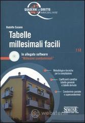 Tabelle millesimali facili. E-book