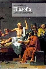 Filosofia. Appunti di una rubricista Filosofia. Appunti di una rubricista