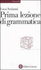 Prima lezione di grammatica. E-book
