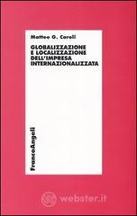 Globalizzazione e localizzazione dell'impresa internazionalizzata