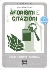 Aforismi e citazioni. Leggi diritti giustizia. E-book