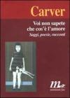 Voi non sapete che cos'� l'amore. Saggi, poesie, racconti