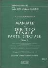 Manuale di diritto penale. Parte speciale vol.2