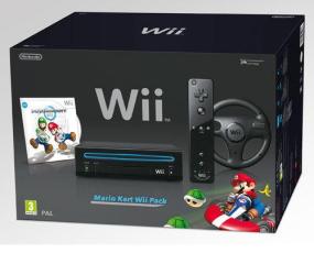 Wii Mario Kart Pack Black