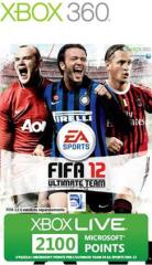 MICROSOFT X360 Live 2100pt Card FIFA