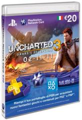 PS3 PSP Cards Uncharted 3 PSN Sony 20E