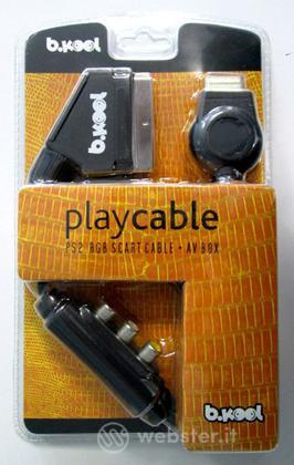 PS2 RGB Scart Cable Playcable Bkool PS2 RGB Scart Cable Playcable Bkool