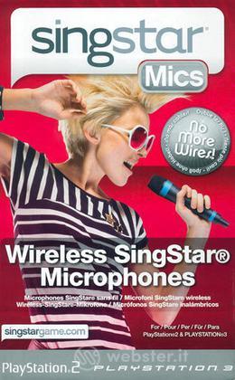 PS3 PS2 Sony Microfoni Wireless 2 pz PS3 PS2 Sony Microfoni Wireless 2 pz
